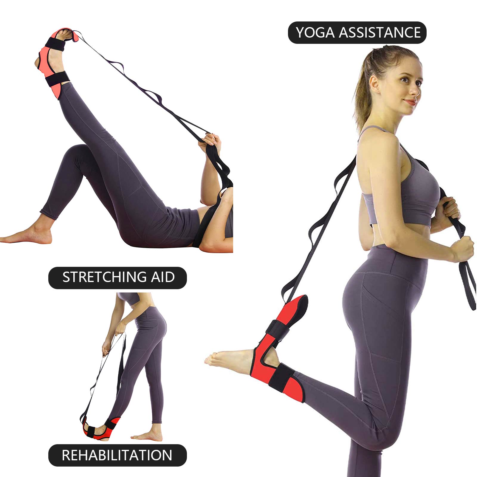 Migliora Flessibilità e Mobilità - Fascia Elastica Multifunzione per Stretching