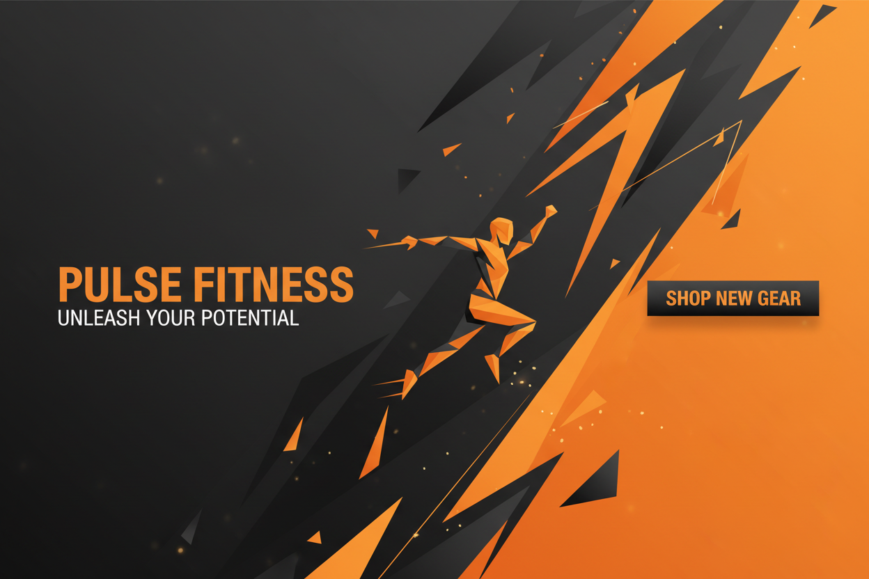 Hero Banner Fitness Brand