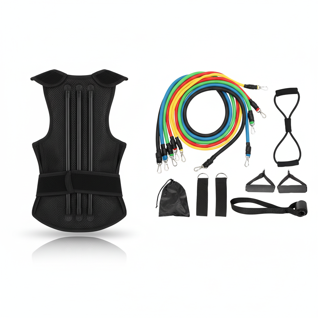 Elimina il Mal di Schiena e Rafforza i Muscoli - Kit Postura e Riabilitazione Completo