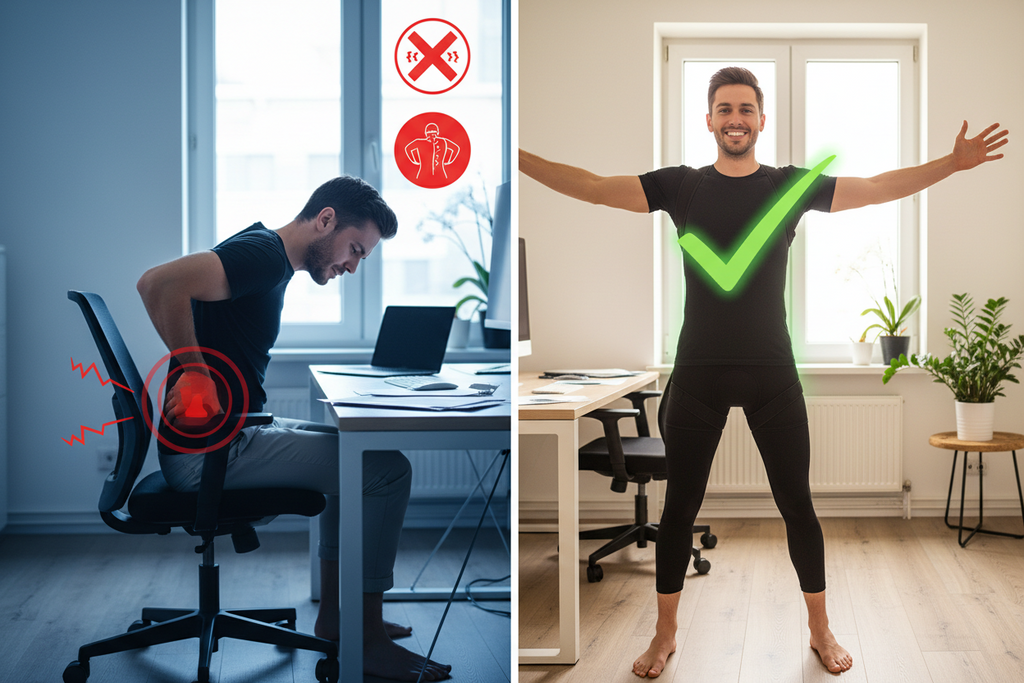 Elimina il Mal di Schiena e Migliora la Postura - Correttore con Titanio